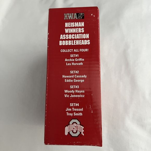 Heisman Trophy Winners Archie Griffin & Les Horvath Bobbleheads - Picture 5 of 6